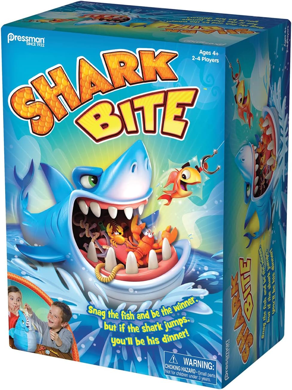 Goliath Games Shark Bite with Bonus Let's Go Fishing Card Game Kids Action Games | For Ages 4+ | For 2-4 players-2