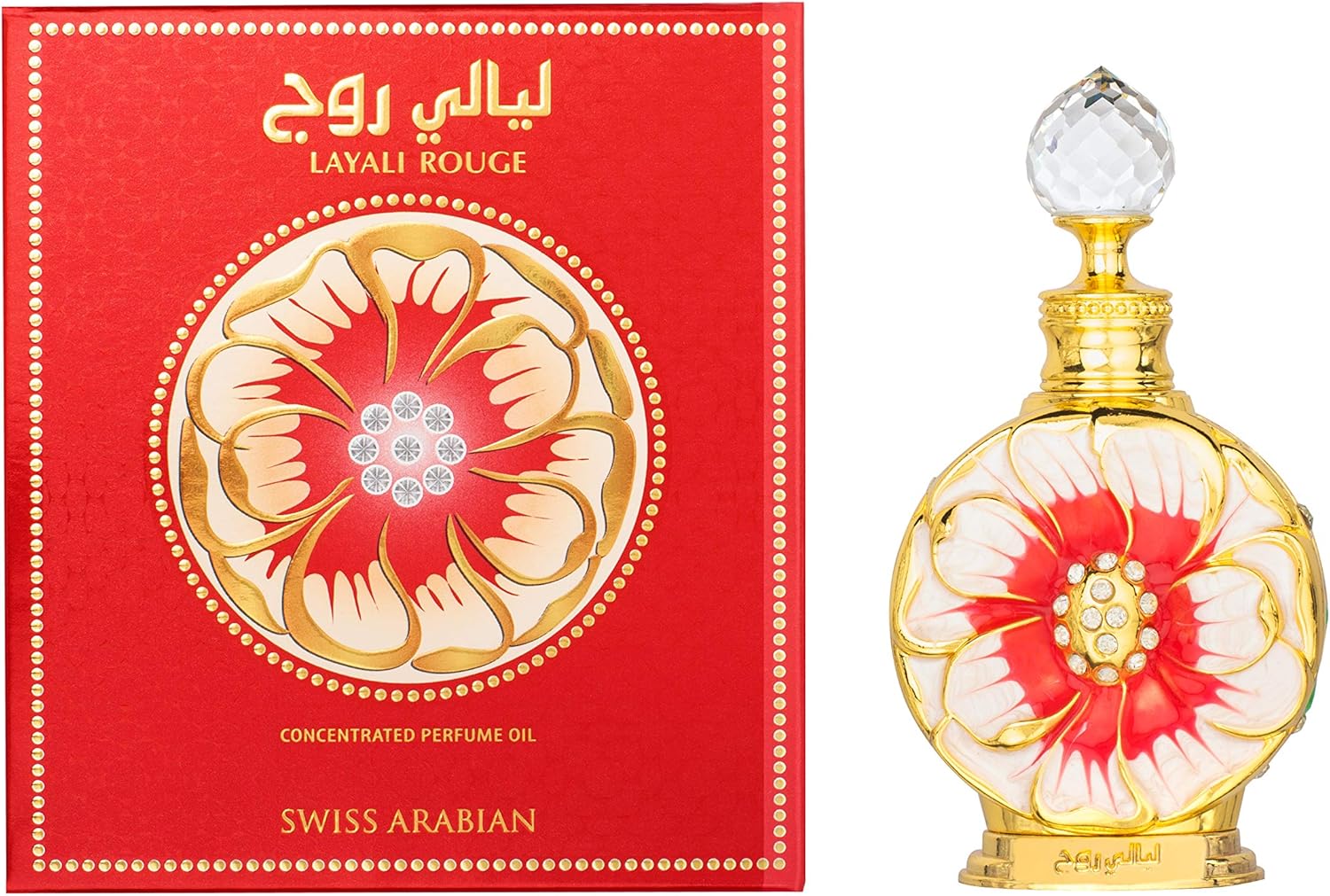 Swiss Arabian Layali Rouge For Women- Floral, Fruity, Gourmand Concentrated Perfum Oil- Luxury Fragrance From Dubai- Long-Lasting Perfume With Papaya, Lemon, Peach, Rose, Coconut, Hibiscus Notes-15ml-7