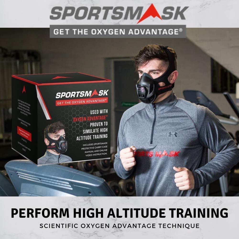 OXYGEN ADVANTAGE SPORTSMASK | Designed by Breathing Expert Patrick McKeown | Altitude Training at Sea Level | Training Mask, Fitness Mask & Sports Mask-1