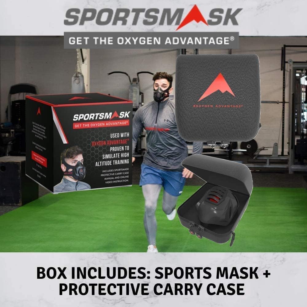 OXYGEN ADVANTAGE SPORTSMASK | Designed by Breathing Expert Patrick McKeown | Altitude Training at Sea Level | Training Mask, Fitness Mask & Sports Mask-2