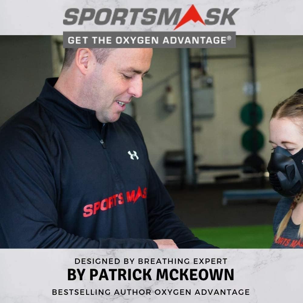 OXYGEN ADVANTAGE SPORTSMASK | Designed by Breathing Expert Patrick McKeown | Altitude Training at Sea Level | Training Mask, Fitness Mask & Sports Mask-5