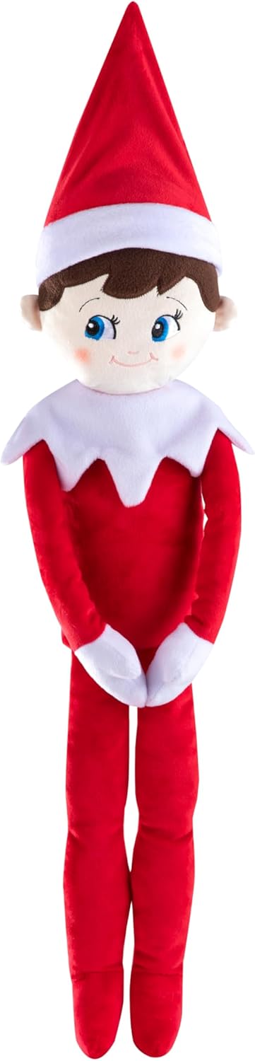 The Elf on the Shelf Plushee Pal Huggables : 27-Inch Premium Plush | Large Cuddly Boy Elf Teddy | Giant Plush Soft Toy Teddies from-0