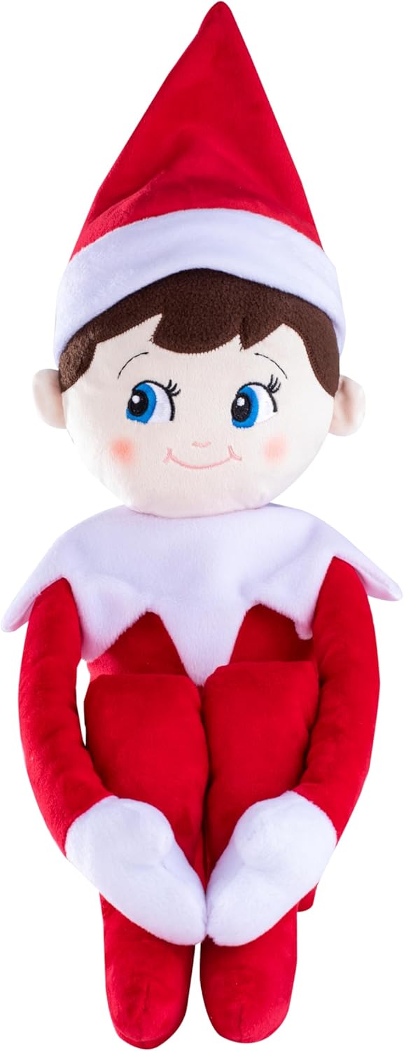 The Elf on the Shelf Plushee Pal Huggables : 27-Inch Premium Plush | Large Cuddly Boy Elf Teddy | Giant Plush Soft Toy Teddies from-6