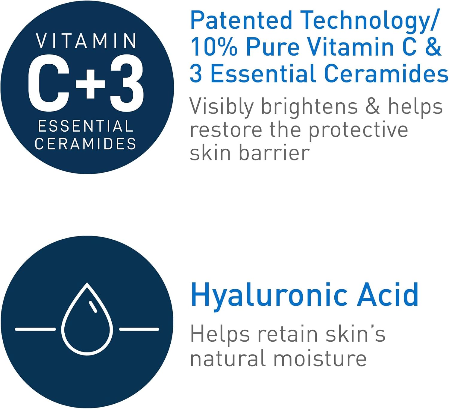 CeraVe 10% Pure Vitamin C Serum with Hyaluronic Acid and for Skin Brightening,Face | Fragrance Free | 1 Fl. Oz-3