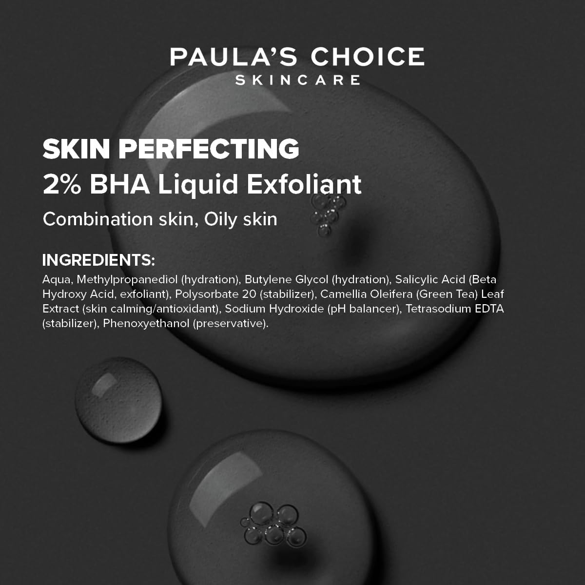 Paula's Choice SKIN PERFECTING 2% BHA Liquid Exfoliant - Face Exfoliating Peel Fights Blackheads & Enlarged Pores - for a Healthy Glow - with Salicylic Acid - Combination & Oily Skin - 30 ml-5