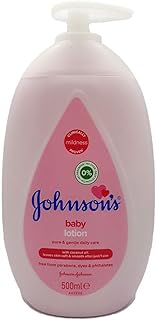 Johnson's Baby Lotion 500ml – Gentle and Mild for Delicate Skin and Everyday Use – 24h Moisturisation,label may vary