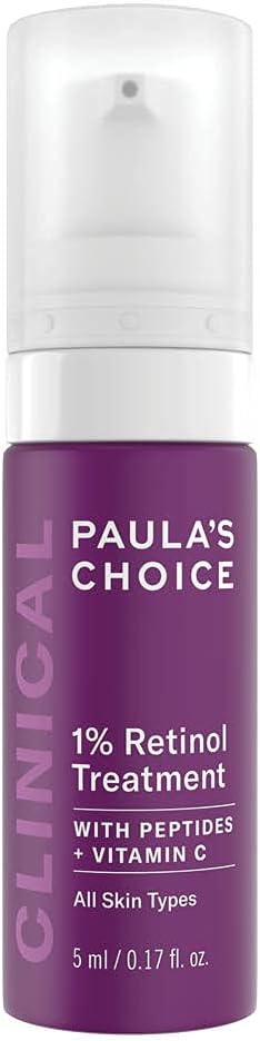 Paula's Choice CLINICAL 1% Retinol Treatment - Anti Aging & Skin Firming Serum for Face - Fights Wrinkles - with Vitamin C & Peptides - All Skin Types - 5 ml-0