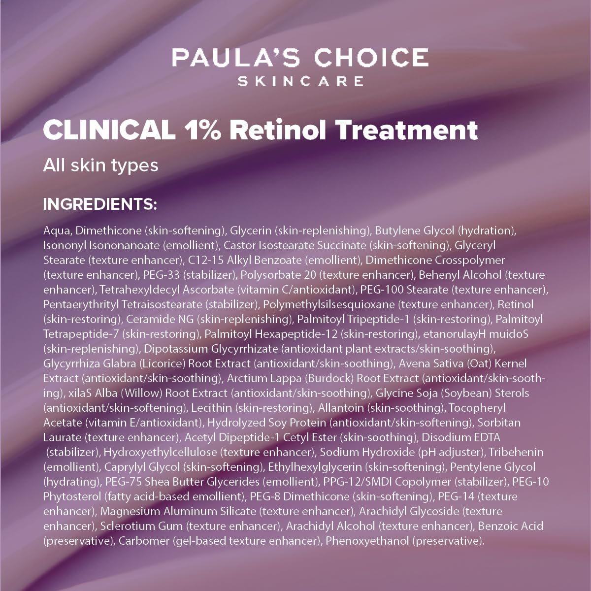 Paula's Choice CLINICAL 1% Retinol Treatment - Anti Aging & Skin Firming Serum for Face - Fights Wrinkles - with Vitamin C & Peptides - All Skin Types - 30 ml-5