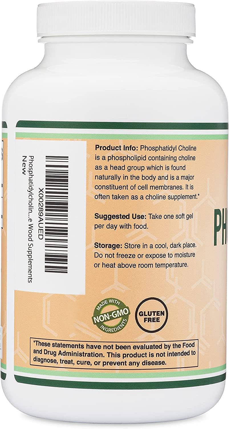 Phosphatidylcholine 1,200 mg Enhanced Version of Sunflower and Soy Lecithin | Non - GMO Support Brain Health (210 Softgels)-3