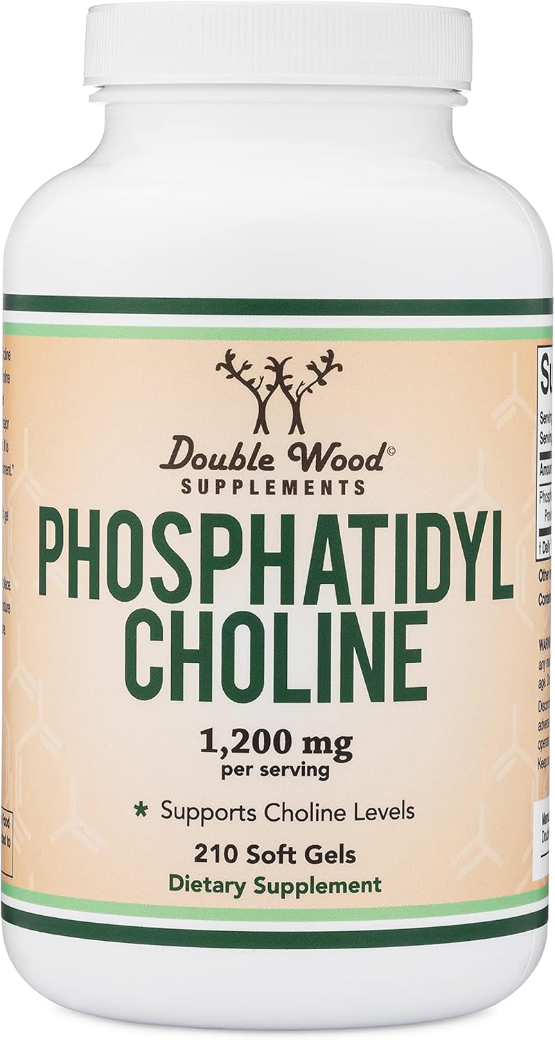 Phosphatidylcholine 1,200 mg Enhanced Version of Sunflower and Soy Lecithin | Non - GMO Support Brain Health (210 Softgels)-6