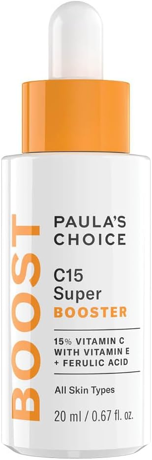 Paula’s Choice C15 Super BOOSTER - Vitamin C Brightening Serum for Face - Anti Aging & Fades Brown Spots - with Vitamin E & Ferulic Acid - All Skin Types - 20 ml-0