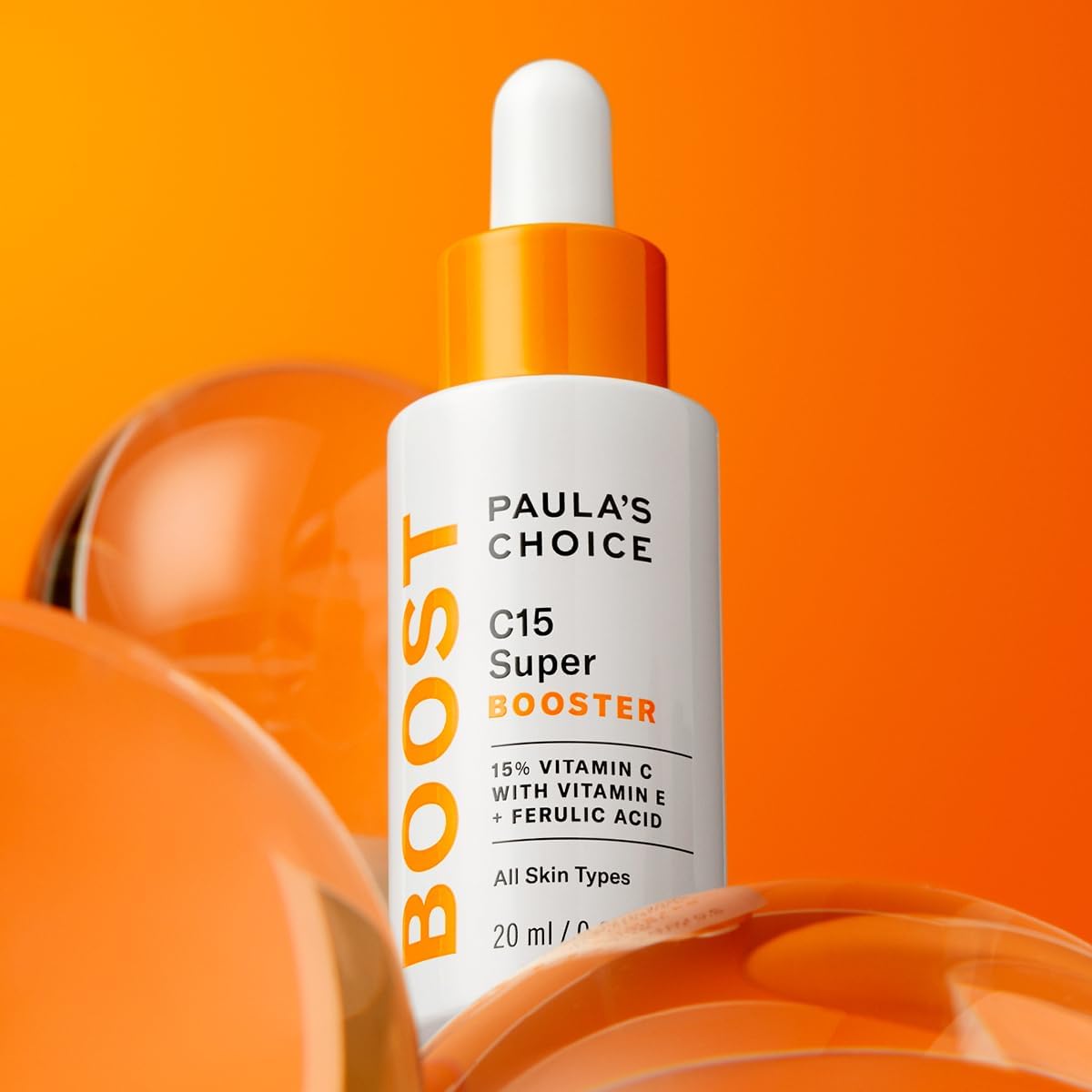 Paula’s Choice C15 Super BOOSTER - Vitamin C Brightening Serum for Face - Anti Aging & Fades Brown Spots - with Vitamin E & Ferulic Acid - All Skin Types - 20 ml-1