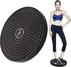 Sport Waist Twist Disc, Balance Board with Non-Slip Safety Platform, Aerobic Exercise Disc Exerciser Rotating Board, Fitness Waist Exercise Equipment