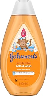 Johnson's Baby Kids Bubble Bath and Wash 500ml – Formulated for Babies' Delicate Skin