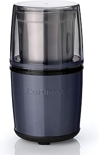 Cuisinart Electric Spice Grinder Coffee Grinder, Nut Grinder, Seed Grinder for kitchen, Wet & Dry Electric, Easy to use Dual stainless steel bowls with storage lids Dishwasher safe