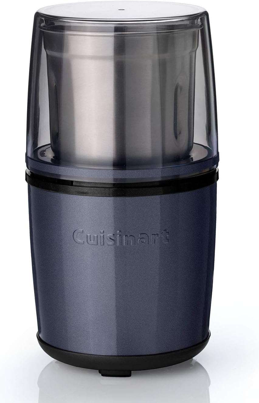 Cuisinart Electric Spice Grinder Coffee Grinder, Nut Grinder, Seed Grinder for kitchen, Wet & Dry Electric, Easy to use Dual stainless steel bowls with storage lids Dishwasher safe-0