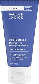 Paula's Choice RESIST Anti Aging Skin Restoring Moisturiser SPF 50 - Hydrates Dry Skin - Protects from Sun Damage - Reduces Brown Spots - with Shea Butter & Niacinamide - Normal to Dry Skin - 60 ml