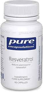 Pure Encapsulations Resveratrol 40mg - Natural Plant-Source Resveratrol Supplement - 60 Vegetarian Capsules