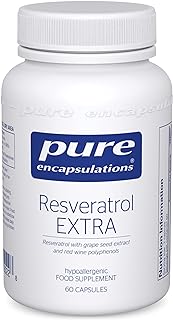 Pure Encapsulations - Resveratrol Extra 100mg - Resveratrol with Grape Seed Extract and Red Wine Polyphenols - 60 Capsules