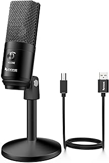 FIFINE USB Microphone, PC Microphone for Mac and Windows Computers,Optimized for Recording,Streaming Twitch,Voice Overs,Podcasting for Youtube,Skype Chats.-K670