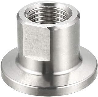 sourcing map Pipe Fitting KF16 Female Threaded 1/4 PT to Clamp OD 30mm Ferrule