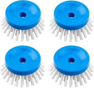 MR.SIGA Soap Dispensing Palm Brush Refill, Pack of 4