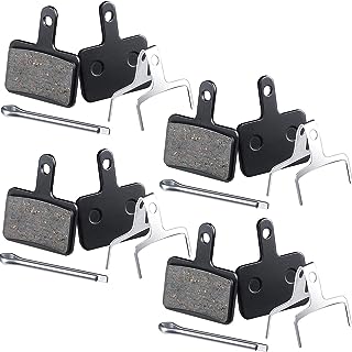 Zonon 4 Pairs Bike Brake Pads Competible with TRP Tektro Shimano Deore Br-M575 M525 M515 T615 T675 M505 M495 M486 M485 M475 M465 M447 M446 M416 M415 M395 M375 M315 M355 C501s