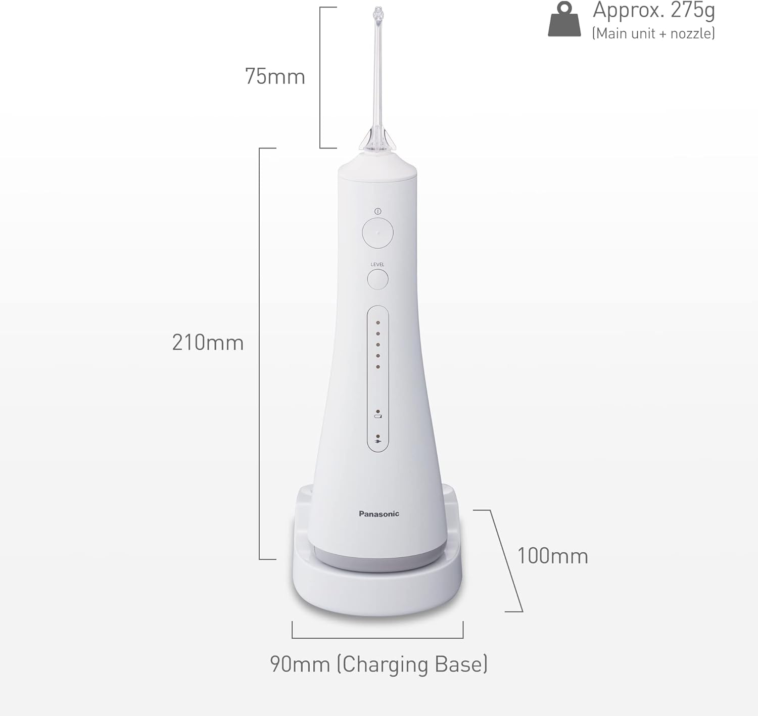 Panasonic EW1511 Rechargeable Dental Oral Irrigator with Ultrasonic Technology-7