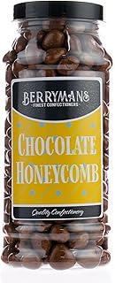 Original Chocolate Honeycomb Retro Sweets Gift Jar by Berrymans Sweet Shop - Classic Sweets, Traditional Taste.