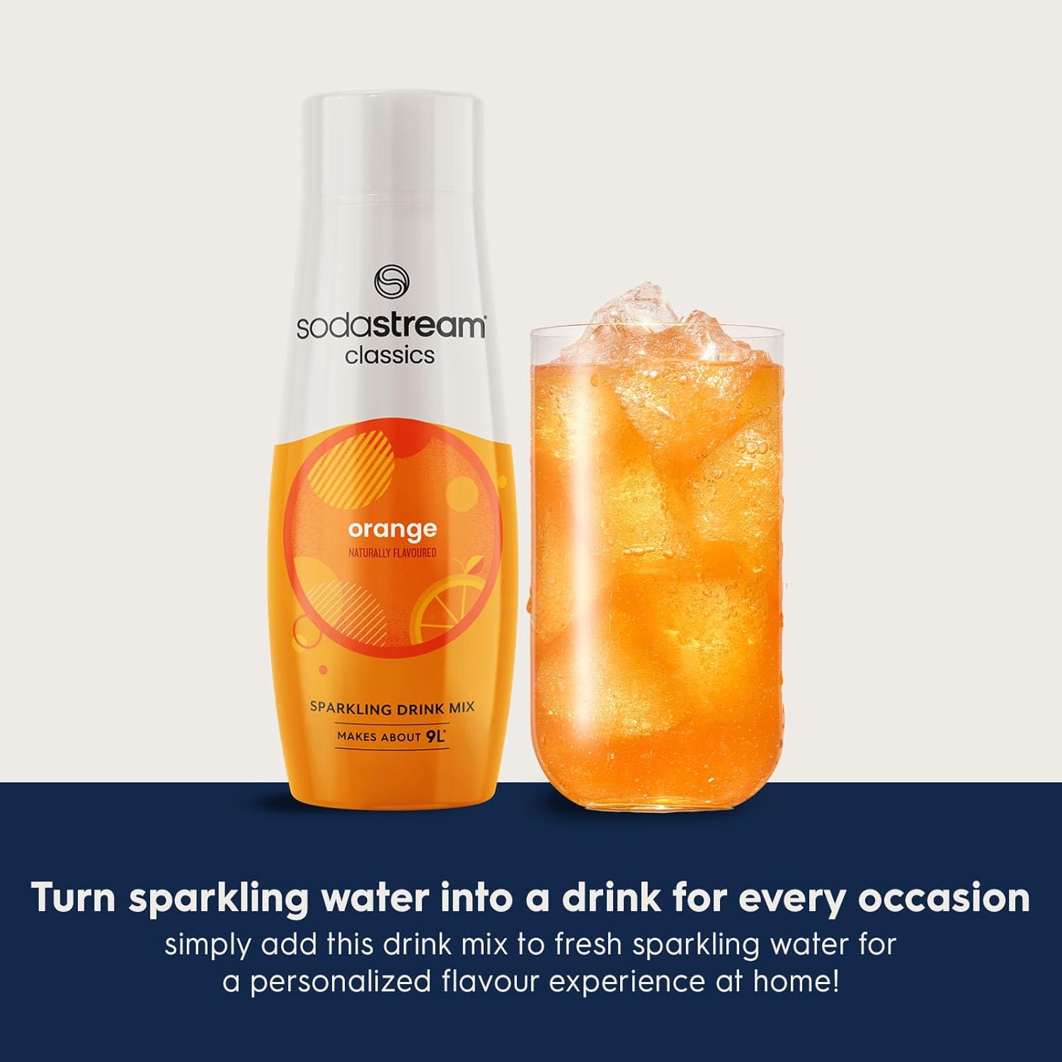 SodaStream Flavours Orange Mix, Fizzy Drink Maker Concentrate with Natural Fruit Flavouring, Aspartame Free SodaStream Syrup, Fizzy Orange Sparkling Water Flavouring - 6x 440ml Multi Pack-3