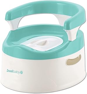 Jool Baby Products - Child Potty Training Chair for Boys and Girls, Handles & Splash Guard - Comfortable Seat for Toddler (Aqua)