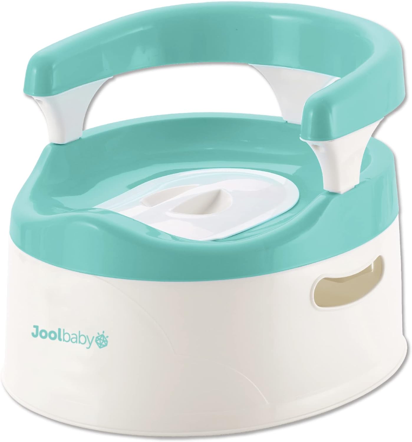 Jool Baby Products - Child Potty Training Chair for Boys and Girls, Handles & Splash Guard - Comfortable Seat for Toddler (Aqua)-0