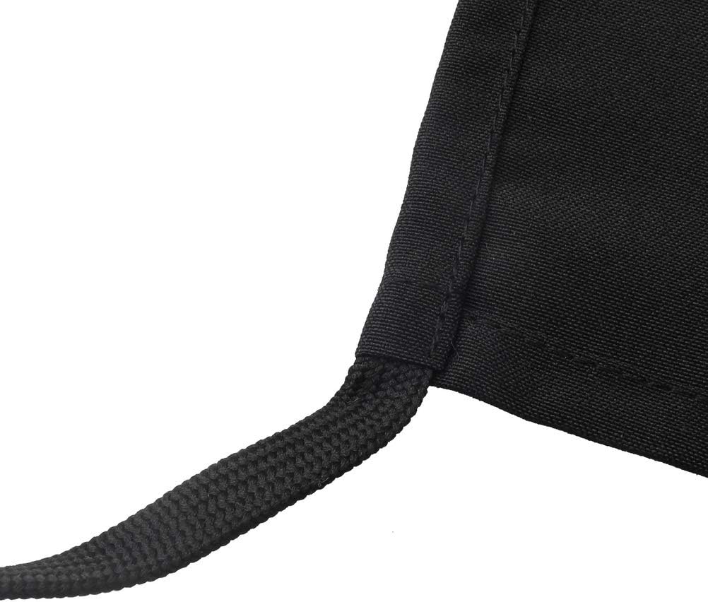 nuoshen Waist Apron, Short Black Apron Anti-dirt Waist Apron with Pockets for Home Kitchen Restaurant Work, Waitress, Chef, Waiter, Cooking, Baking, Men and Women-2