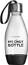 sodastream My Only Bottle, 500ml Fizzy Drink Bottle & Reusable Water Bottle fits our Retro Drinks Sparkling Water Makers, BPA Free, Dishwasher Safe Refillable Bottle - 1x Bottle 0.5L, Black