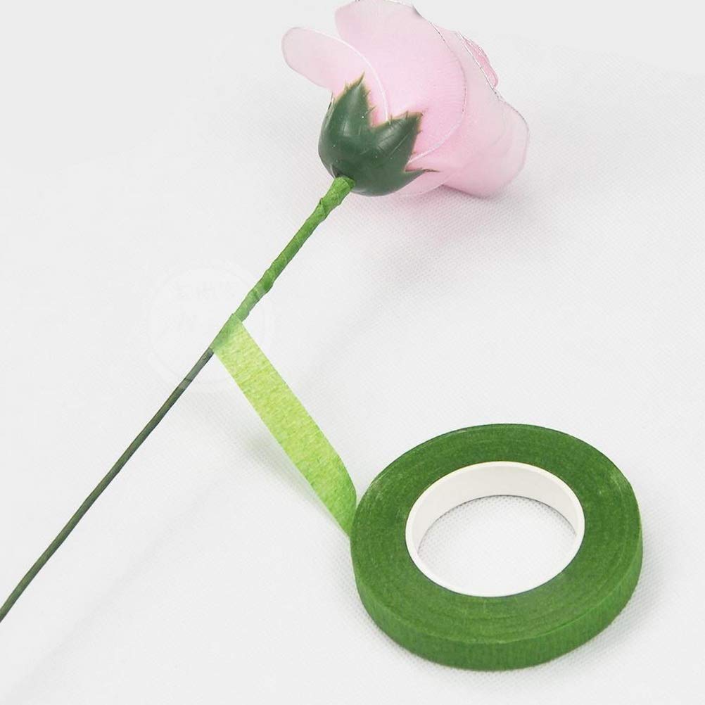 nuoshen Floral Arrangement Kit, Floral Tapes & Wraps Floral Wire Cutter Green Floral Tape 22 Guage Floral Stem Wire 26 Gauge Green Floral Wire for Bouquet Stem Wrap Florist-4