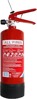 Firexo All in One Fire Extinguisher (2 Litre / 2 kg) - Multipurpose Extinguisher for ALL FIRES inc. Li-ion Battery Fires! - Safety & Emergency Equipment for Home, Kitchen, Fireplace, Grill, Caravan