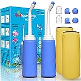 2PCS Portable Bidet - Squeeze Momwasher Bottle 500ml 17oz - Portable Shower-Travel Bidet Toilet Bottle for Adult Women,Postpartum Care,Hemorrhoids,Post-Surgery Recovery, Moms,New Baby & Eldery