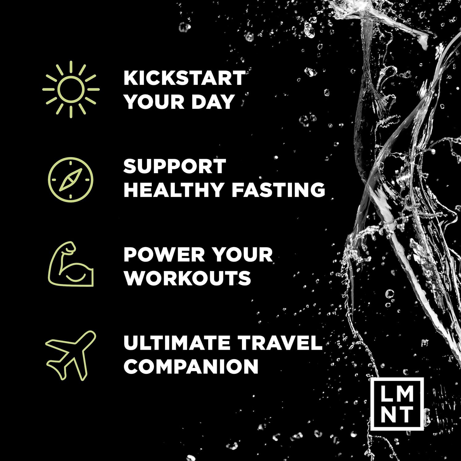 LMNT Keto Electrolyte Powder Packets | Paleo Hydration Powder | No Sugar, No Artificial Ingredients | Citrus Salt | 30 Stick Packs-3