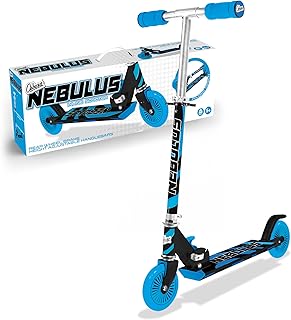 Ozbozz NEBULUS SCOOTER - Black and Blue - Chrome Finish