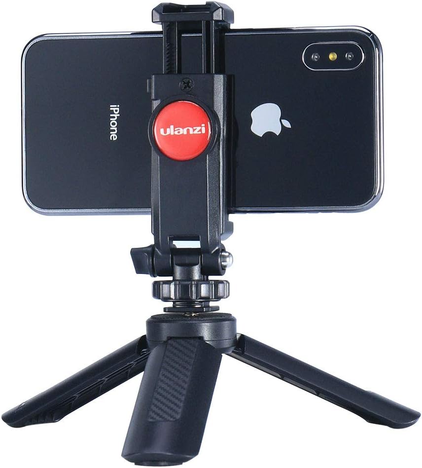 ULANZI ST-06 Camera Hot Shoe Phone Tripod Mount 360 Rotation with Cold Shoe for Mic Light Stand Compatible with Canon Nikon Sony DSLR Camera-6