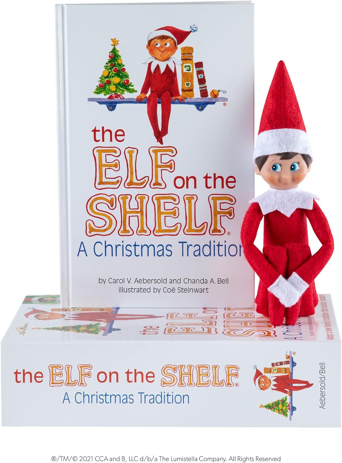 The Elf on the Shelf: A Christmas Tradition - Boy Scout Elf with Blue Eyes - Includes Artfully Illustrated Storybook, Keepsake Box and Official Adoption Certificate-1