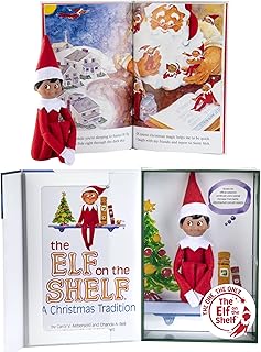 The Elf on the Shelf: A Christmas Tradition - Boy Scout Elf with Brown Eyes - Includes Artfully Illustrated Storybook, Keepsake Box and Official Adoption Certificate