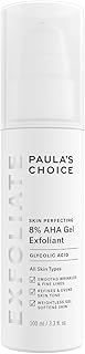 PAULA'S CHOICE SKIN PERFECTING 8% AHA Gel Exfoliant - Glycolic Acid Face Exfoliating Peel - Reduces Wrinkles & Uneven Skin Tone - All Skin Types - 100 ml