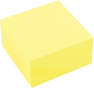 D.RECT | Sticky Notes | Adhesive Notepads | Set of 1 Piece | 76 x 76 mm | Stationary Supplies | Office Supplies | 400 Sheets | Ideal for Short Messages and Notes | Color - Yellow, 9326