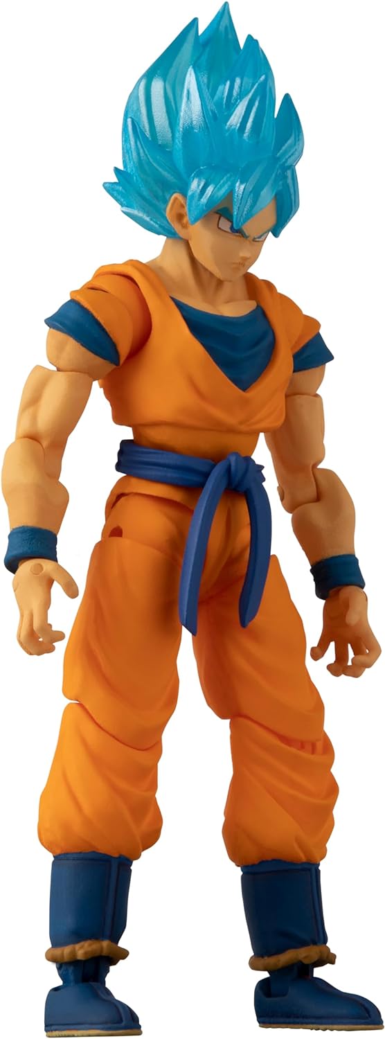 BANDAI Dragon Ball Evolve Anime Figure, Action Figures Anime Gifts And Anime Merch From Dragon Ball Manga And Anime Goku Toy, Super Blue Goku Figure, 12.5 cm-1