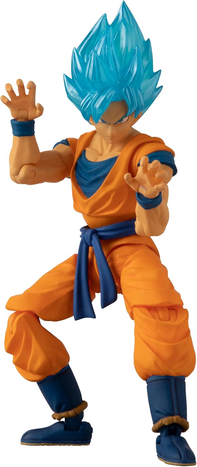 BANDAI Dragon Ball Evolve Anime Figure, Action Figures Anime Gifts And Anime Merch From Dragon Ball Manga And Anime Goku Toy, Super Blue Goku Figure, 12.5 cm-2