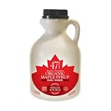 47° North Canadian Organic Maple Syrup, Single Source, Grade A, Dark Robust, 500ml (1 Bottle)