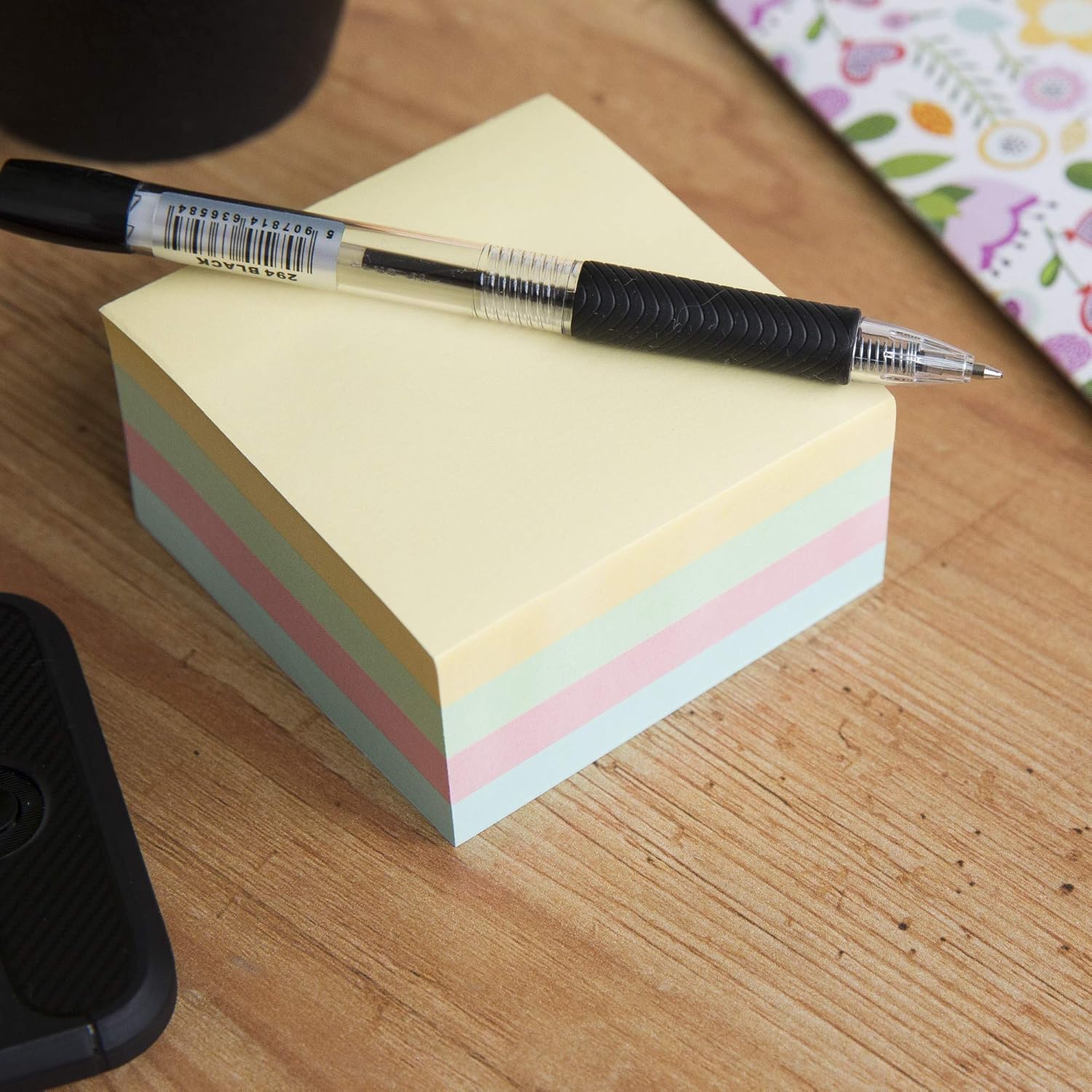 D.RECT Sticky Notes | Set of 1 Pieces | 75x75mm | Sticky Notes | 1x450 a Pad of Sheets | Office Supplies | Perfect for Office, School and Home | Pastel Color-4