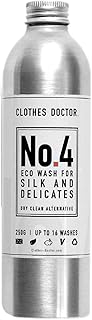 Clothes Doctor - Delicates and Silk Laundry Detergent, 250ml, Gentle and Softening Liquid Eco Wash, Hand or Machine, for Up to 16 Washes, Natural Ingredients, Vegan