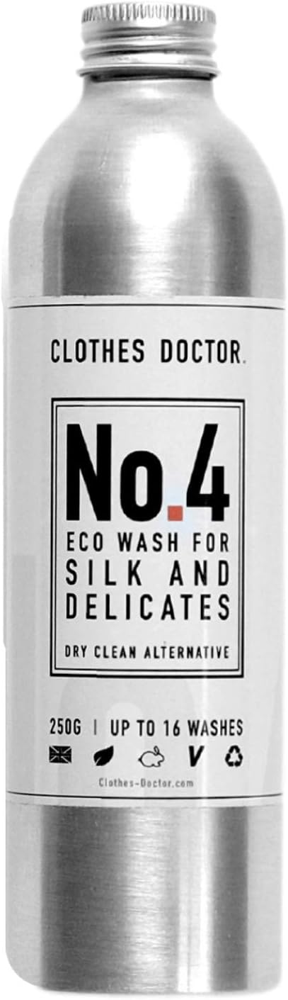 Clothes Doctor - Delicates and Silk Laundry Detergent, 250ml, Gentle and Softening Liquid Eco Wash, Hand or Machine, for Up to 16 Washes, Natural Ingredients, Vegan-0